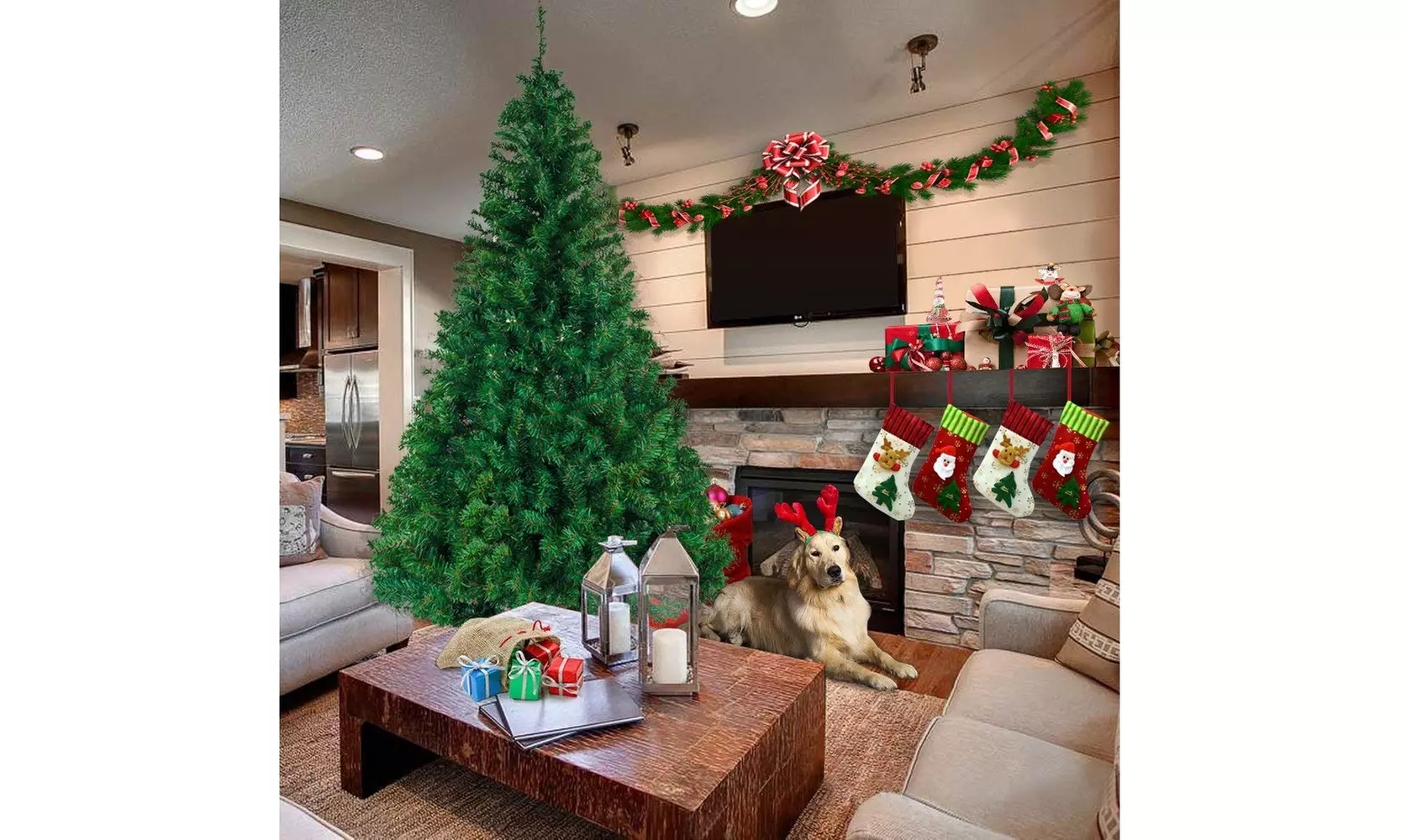 Alightup 7ft 1334 Branch Christmas Tree