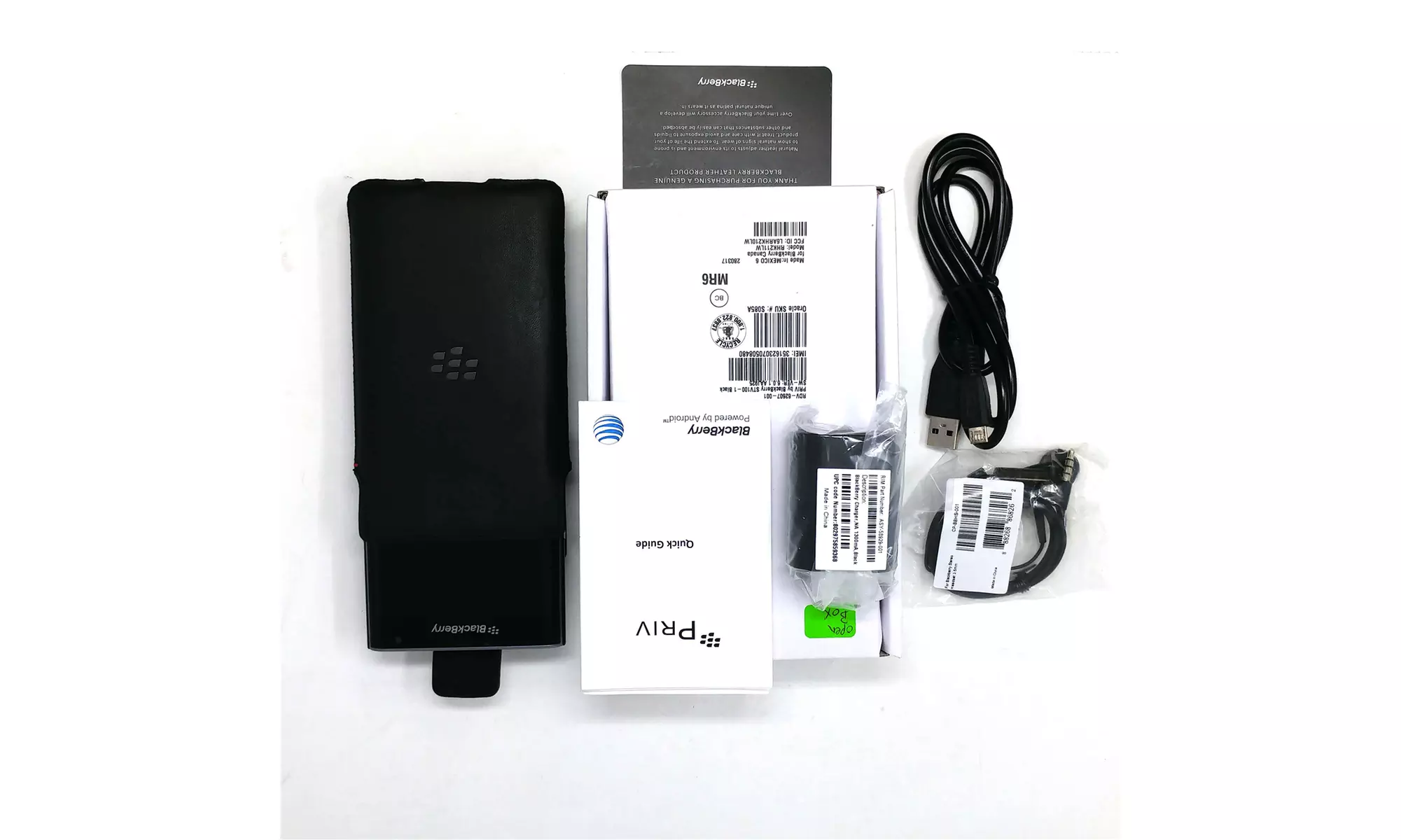 OB Blackberry Priv STV100- 1 32GB 3GB RAM  QWERTY GSM Factory Unlocked - Black - Primary Image
