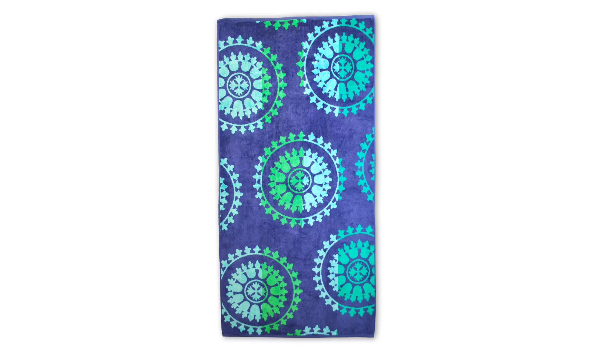 Superior Spinning Wheels Nautical Quick Drying Absorbent Soft Cotton Beach Towel - Second Medium