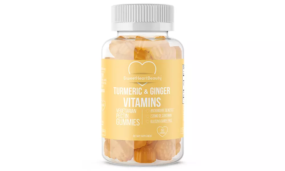 Select Organics Garcinia Cambogia Drops and SweetHeartBeauty Turmeric Ginger Gummies (1-, or 2-Pack) - Second Medium