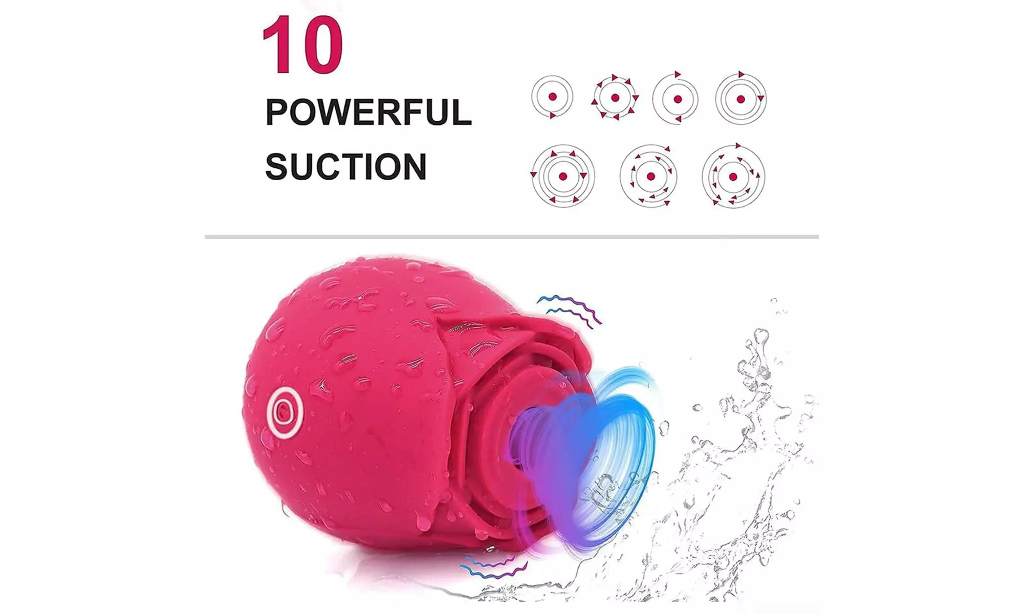 Up To 82% Off on Rose Shape Vibrator 10-Speed ... | Groupon Goods
