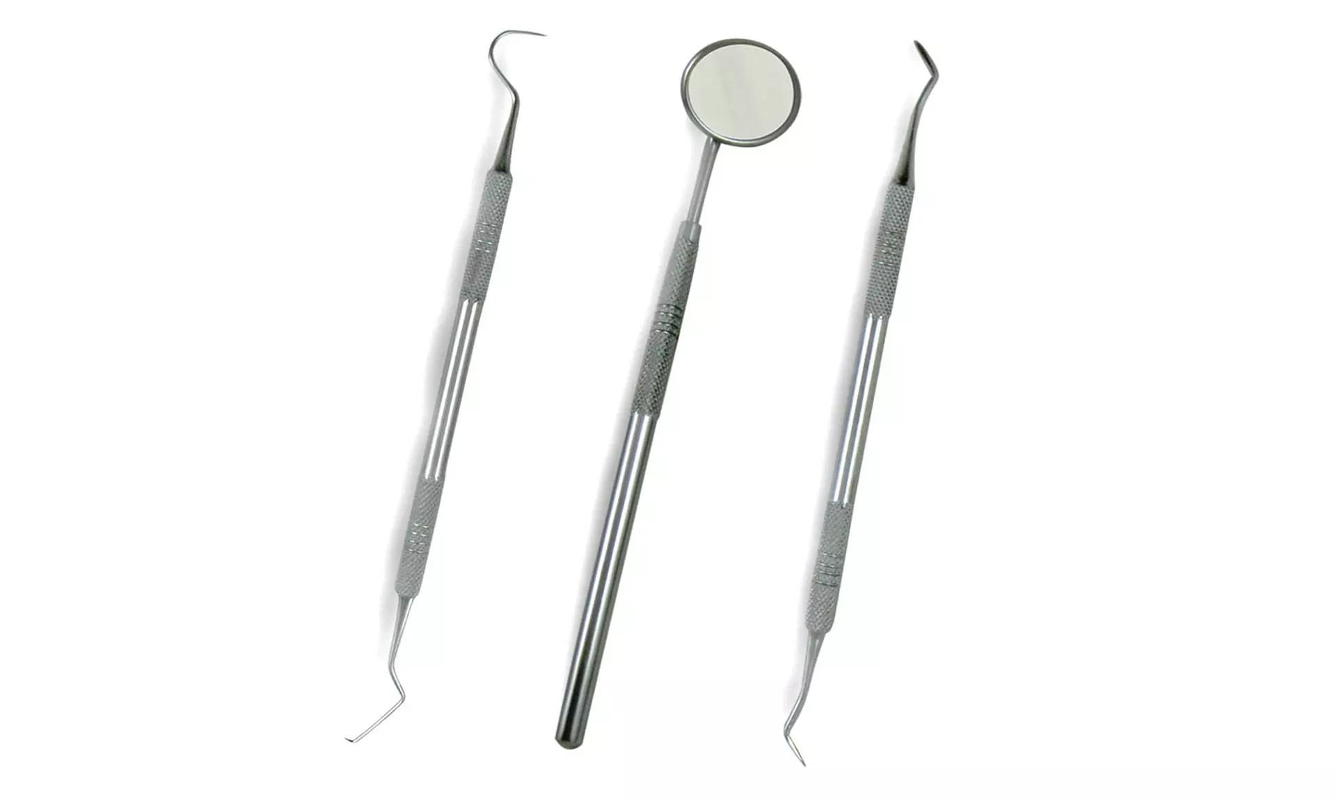 Surgical Grade Stainless Steel Dental Hygiene Kit (3-piece)