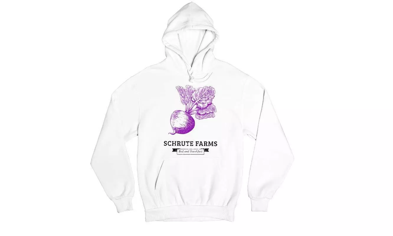 Schrute Farms Bed and Breakfast Funny TV Show Classic  Hoodie Sweatshirt - Second Medium