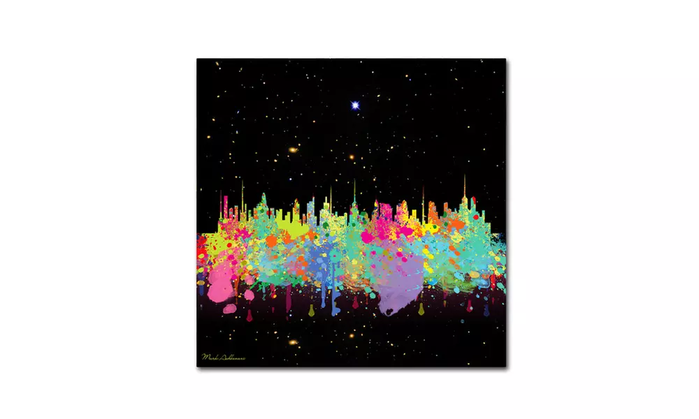 Mark Ashkenazi 'Abstract C T' Canvas Art - Second Medium