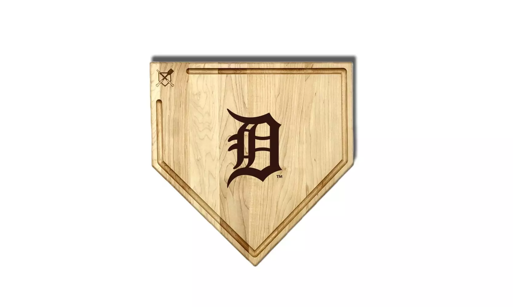 MLB 12-Inch or 17-inch Wooden Home Plate Cutting Board