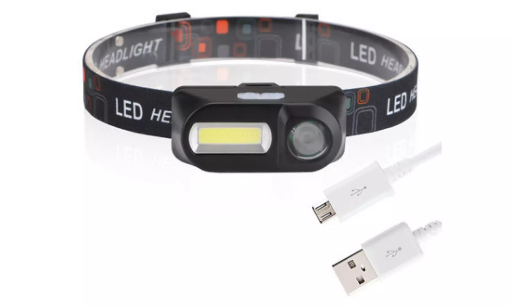 COB Floodlight Headlamp with USB Rechargeable - Second Medium