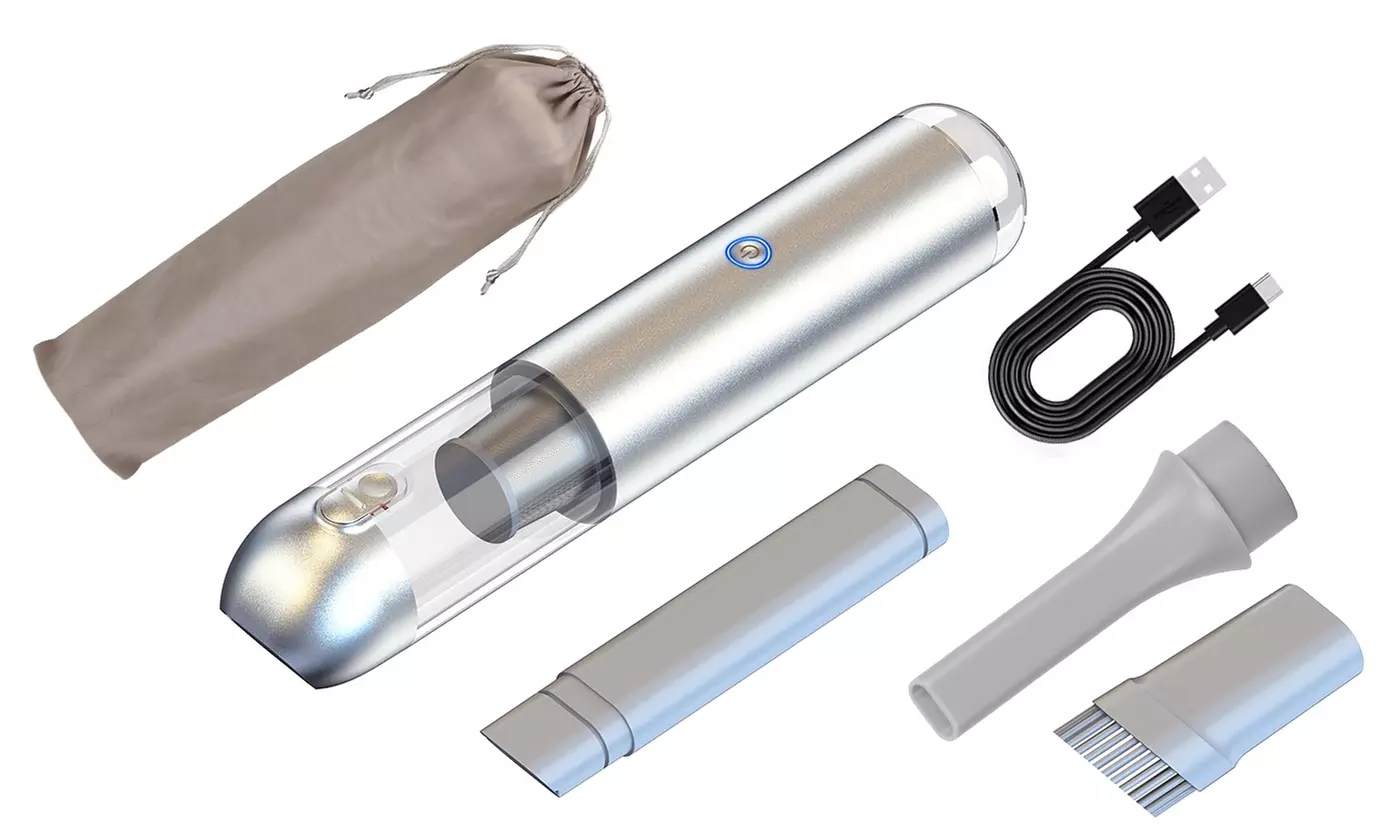 iMounTEK 3-In-1 Cordless Car Vacuum Cleaner with 2 Speeds, LED & Filtration