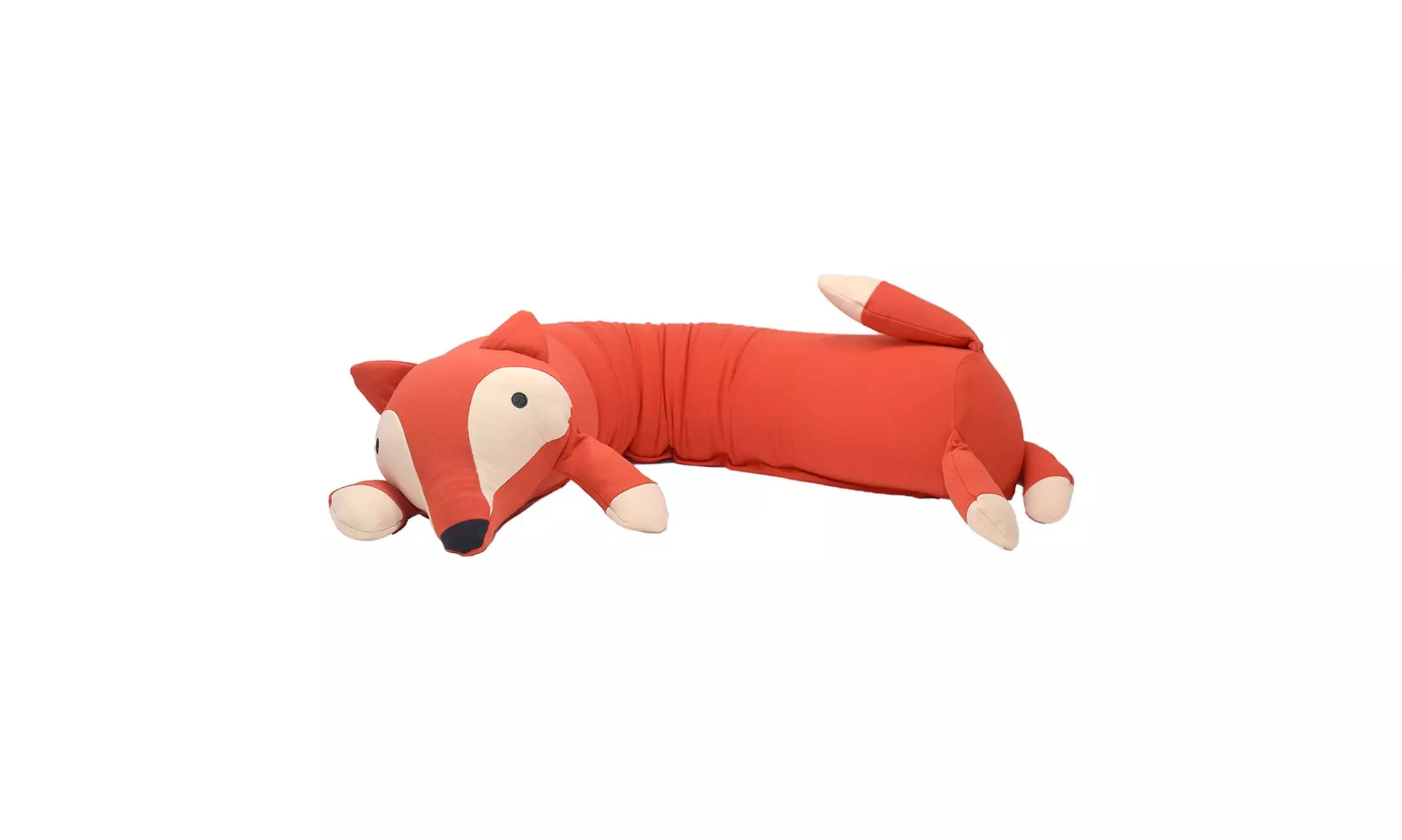 Yogibo Roll Mate Long Stuffed Animal Body Pillow for Kids, Fox - Primary Image