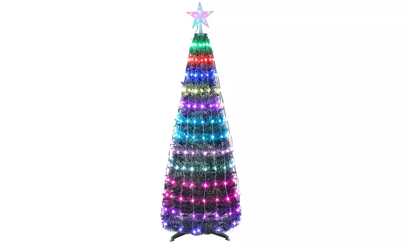 Christmas Tree Pre-Lit Artificial Tree w/ LED Lights & Remote App Control  - Second Medium