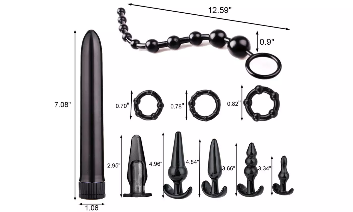 Anal Plug Vibrator Beads Vibrating Massager Adults Sex-Toys 