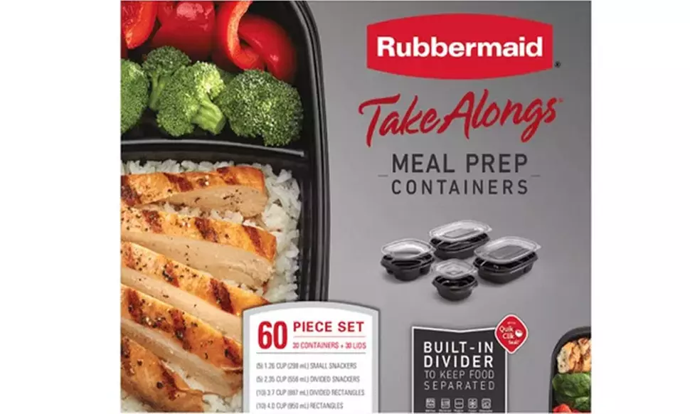 Rubbermaid 60-Pc. TakeAlongs Meal Prep Containers Set - Primary Image
