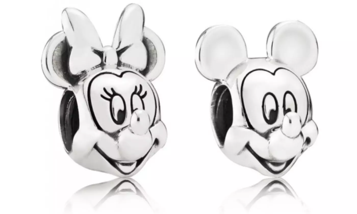 Mickey & Minnie Mouse Exclusive Disney Pandora Inspired Charm Set - Primary Image