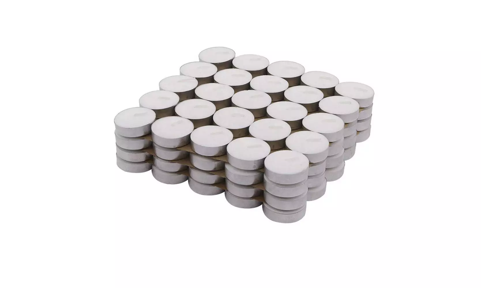 US 100-200 Pc Tea Light Candle 4h Long Lasting Natural Palm Oil White Unscented