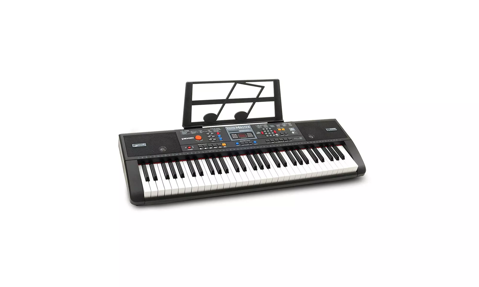 Plixio 61-key digital electric piano keyboard and music stand - Primary Image