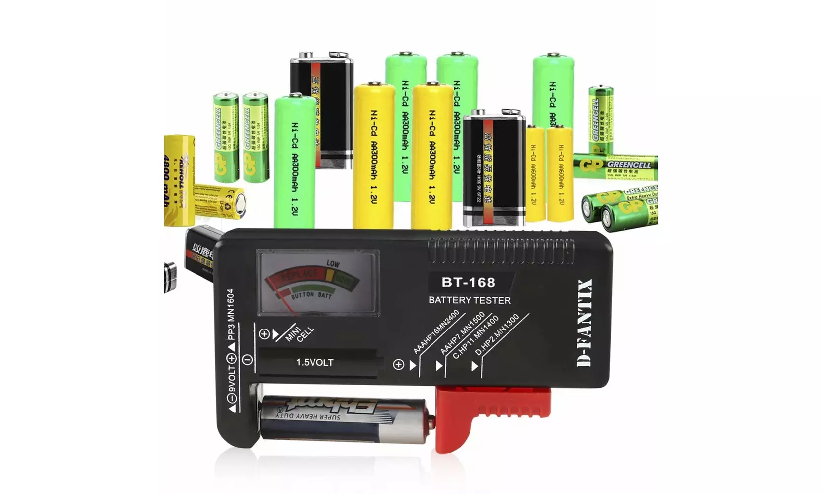 D-FantiX Battery Tester, Universal Battery Checker - Second Medium