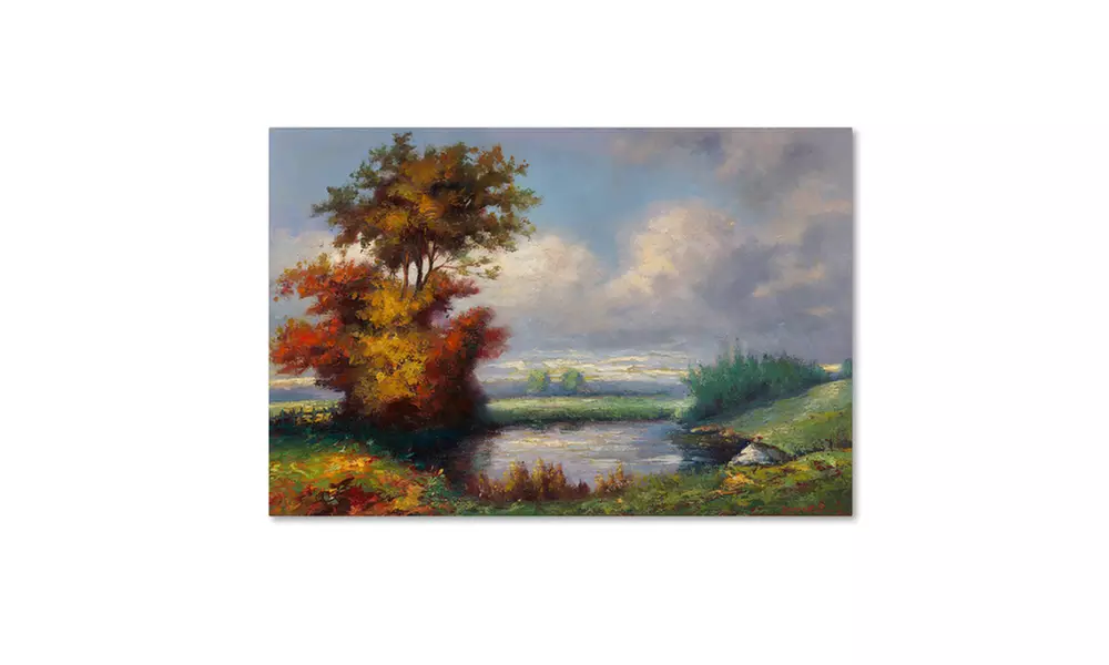 Daniel Moises 'Landscape Next to Heaven' Canvas Art - Primary Image
