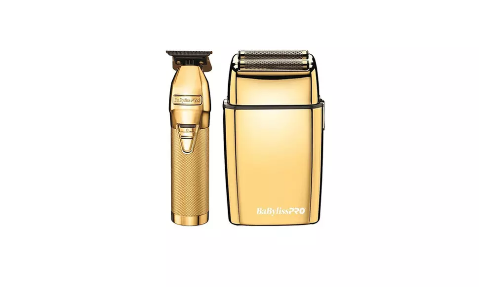 BabylissPRO GOLDFX Metal Lithium Outliner and Double Foil Shaver - Second Medium