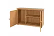 Double Doors Fir Wooden Garden Yard Shed Lockers Outdoor Storage Cabinet Unit - Second Medium