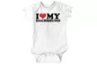 I Love My Dachshund Dog Lady Pet Parent Romper Bodysuit - Second Medium