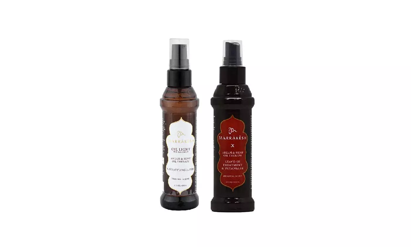 Marrakesh Original Scent Oil Light Elixir, X Leave-In Treatment & Detangler 6 oz - Primary Image
