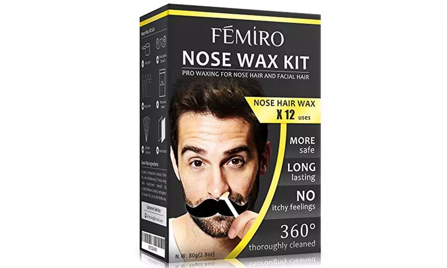 NaturalRays Nose Wax, FEMIRO Nose Hair Removal Wax kit Home Use - Primary Image
