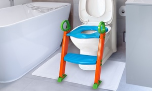 iMounTEK Portable Folding Kids Potty Training Seat with Step Stool Ladder