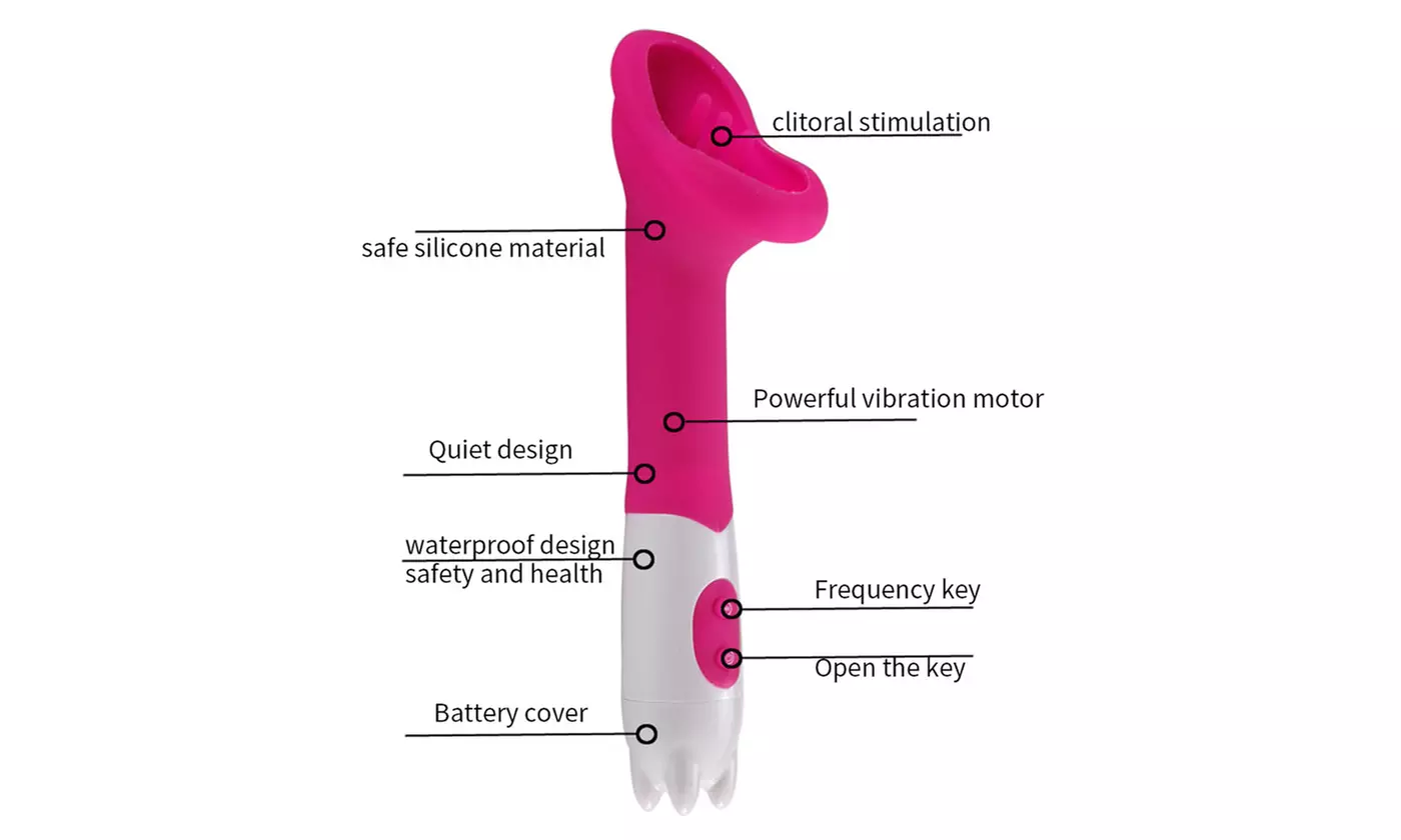 Clit Licking Vibrator Tongue Sucking  G Spot Nipple Oral Sex Toy