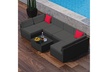 7 Piece Patio Furniture Set by Nestl- Outdoor Patio Set, Couch, Chairs and Table - Second Medium