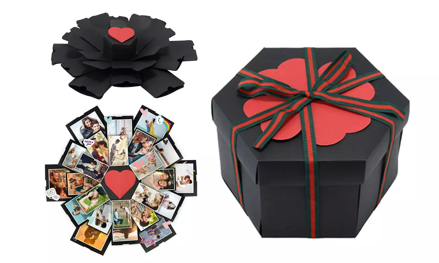 Surprise Explosion Gift Box Memory Scrapbook Photo Album DIY Gift Birthday - Primary Image