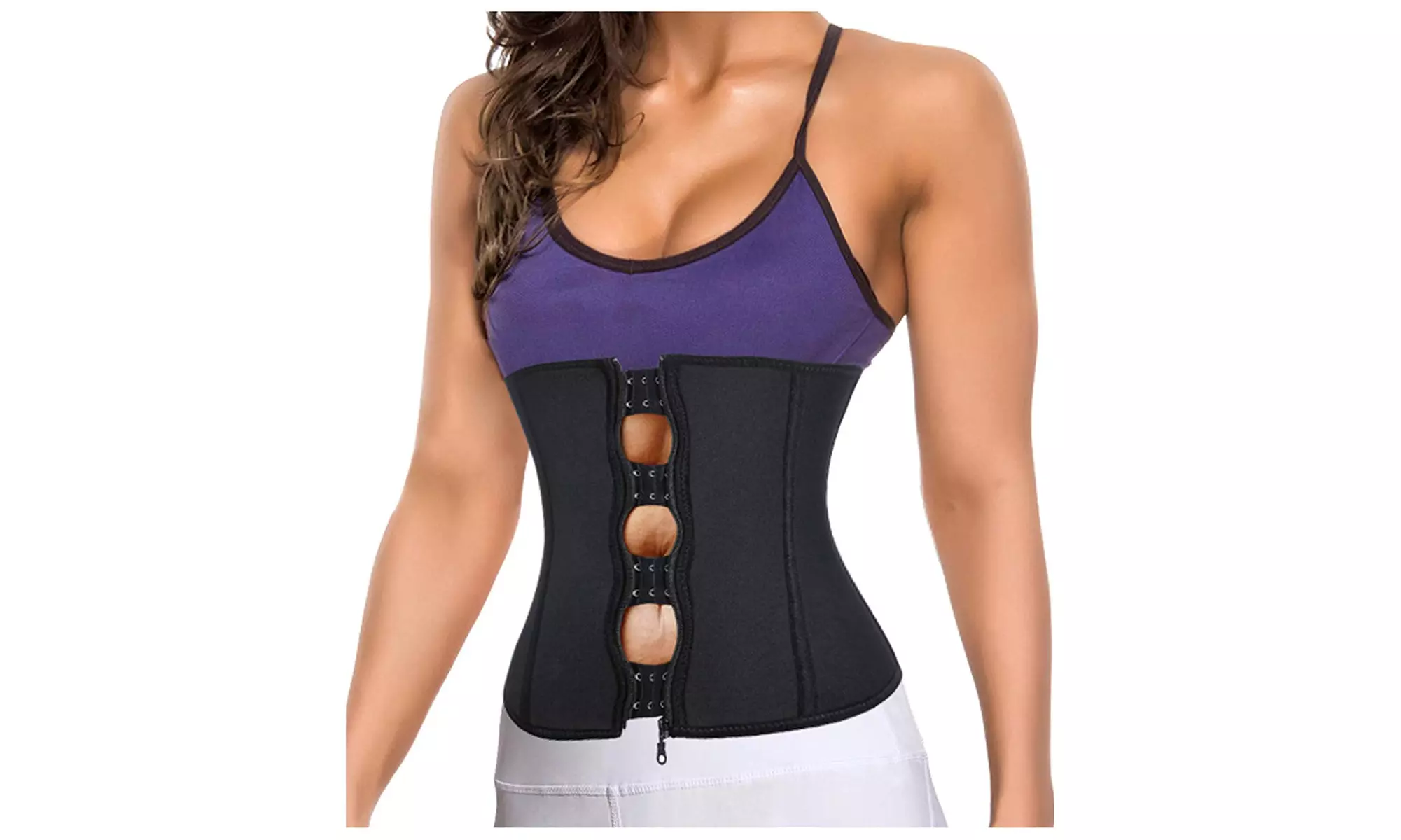 LODAY Neoprene Sauna Waist Trainer Corset for Weight Loss Hot - Primary Image