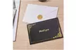 120 Pcs Thank You Cards Bulk Set with Envelopes, Black with Gold Foil Designs - Second Medium