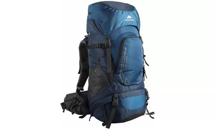 Ozark Trail Hiking Backpack Eagle, 40L Capacity, Blue - Primary Image