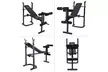 Weight Lifting Bench Press With Home Gym Equipment Exercise Set New - Second Medium