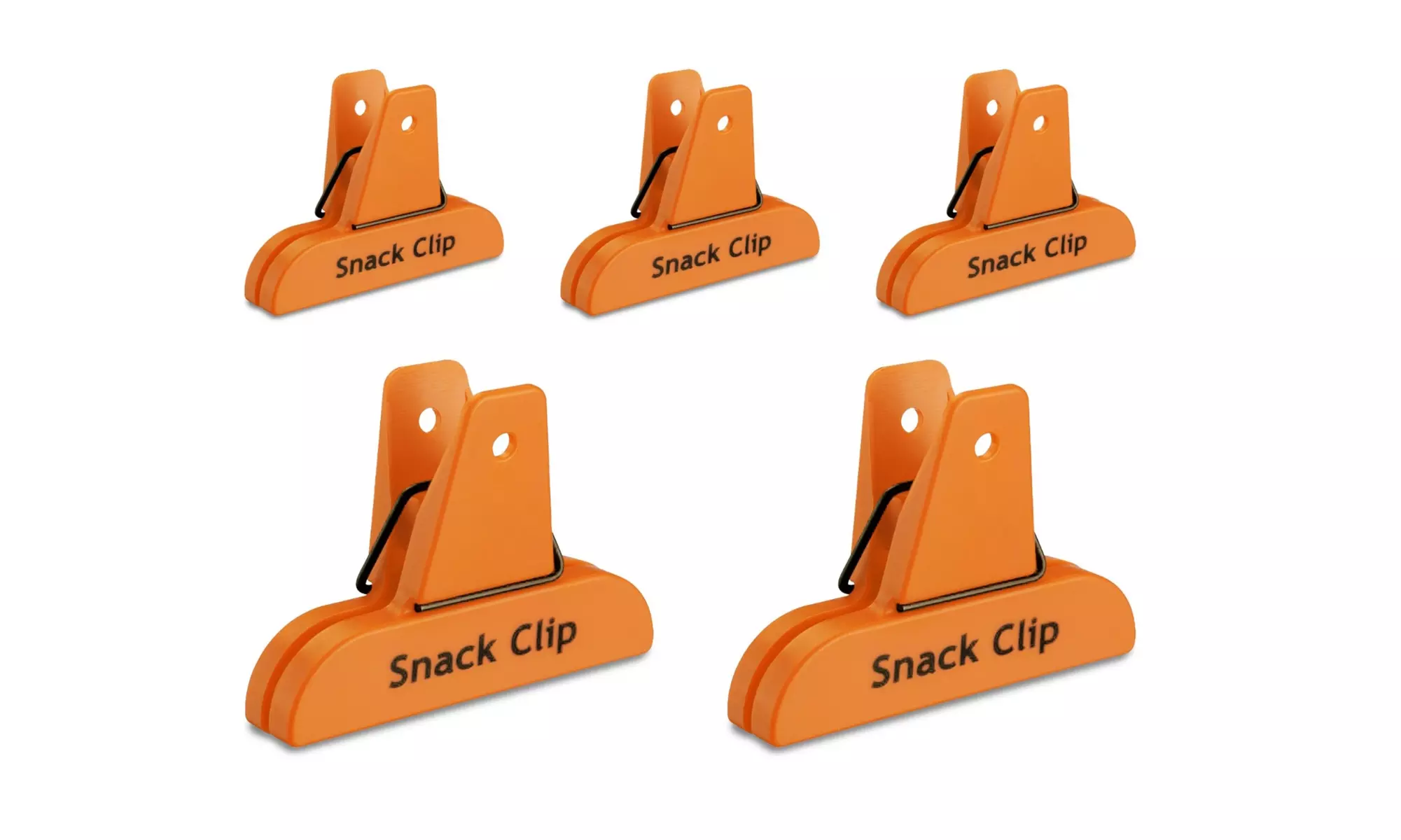 5-Piece Snack Bag Clips Heavy Seal Grip - Primary Image