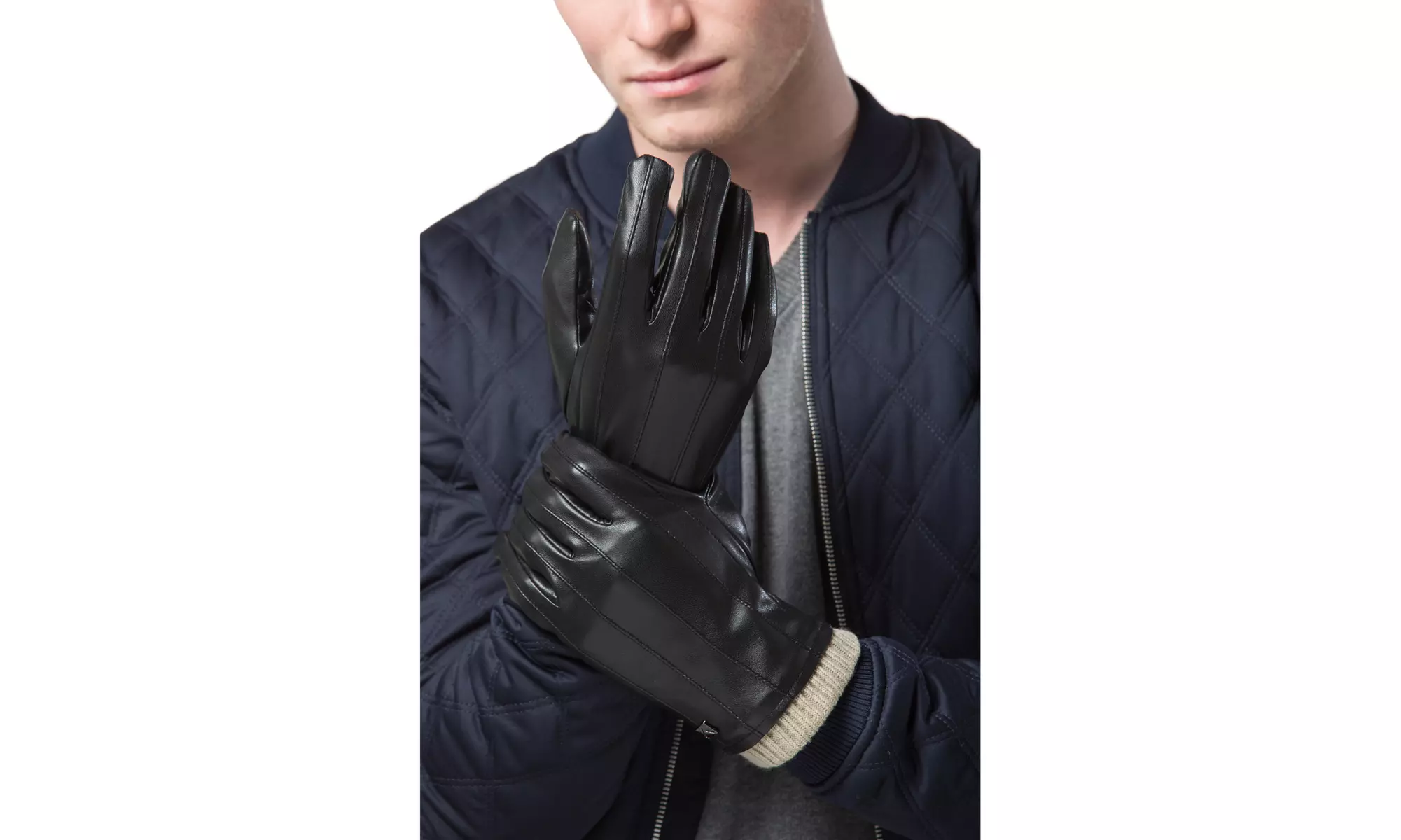 Gallery Seven Fashion Winter Gloves Mens - Lined - Touchscreen