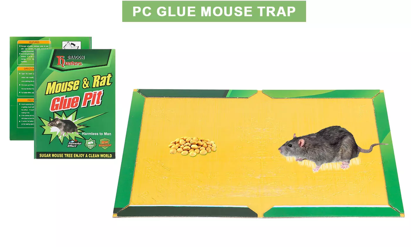 Super Sticky Adhesive Glue Board Traps for Mice Rats Catches Indoor&Outdoor