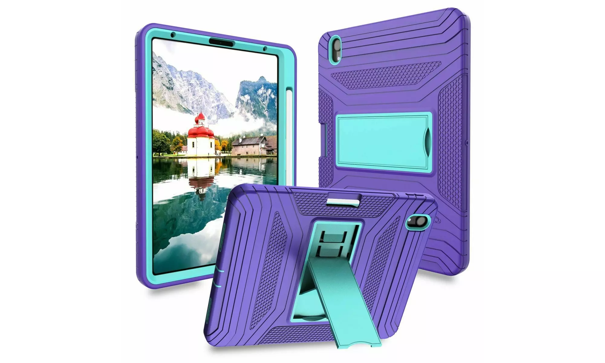 Shockproof Case For iPad Air (4th Generation) 2020 10.9" Heavy Duty Stand Cover - Second Medium
