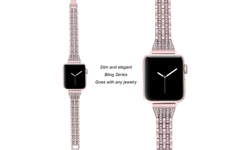 rhinestone apple watch band