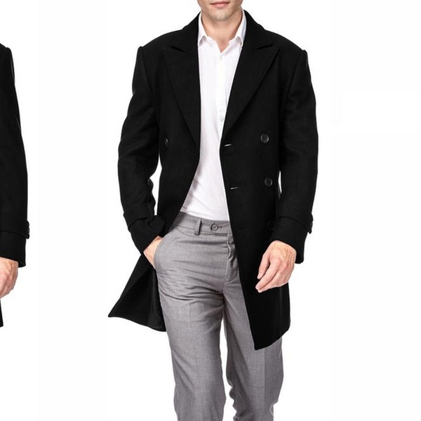 braveman double breasted wool coat