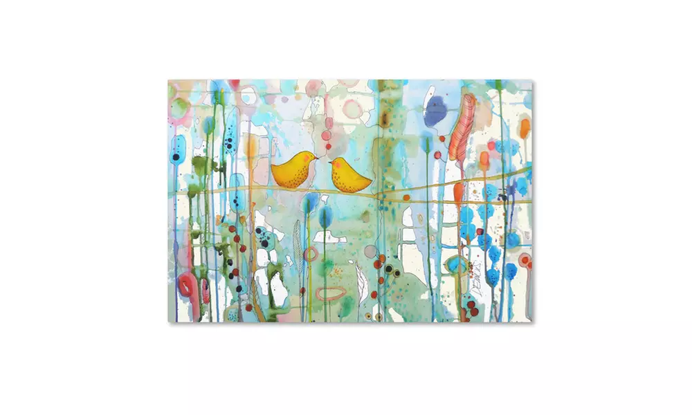 Sylvie Demers 'Dans Chaque Coeur' Canvas Art - Primary Image