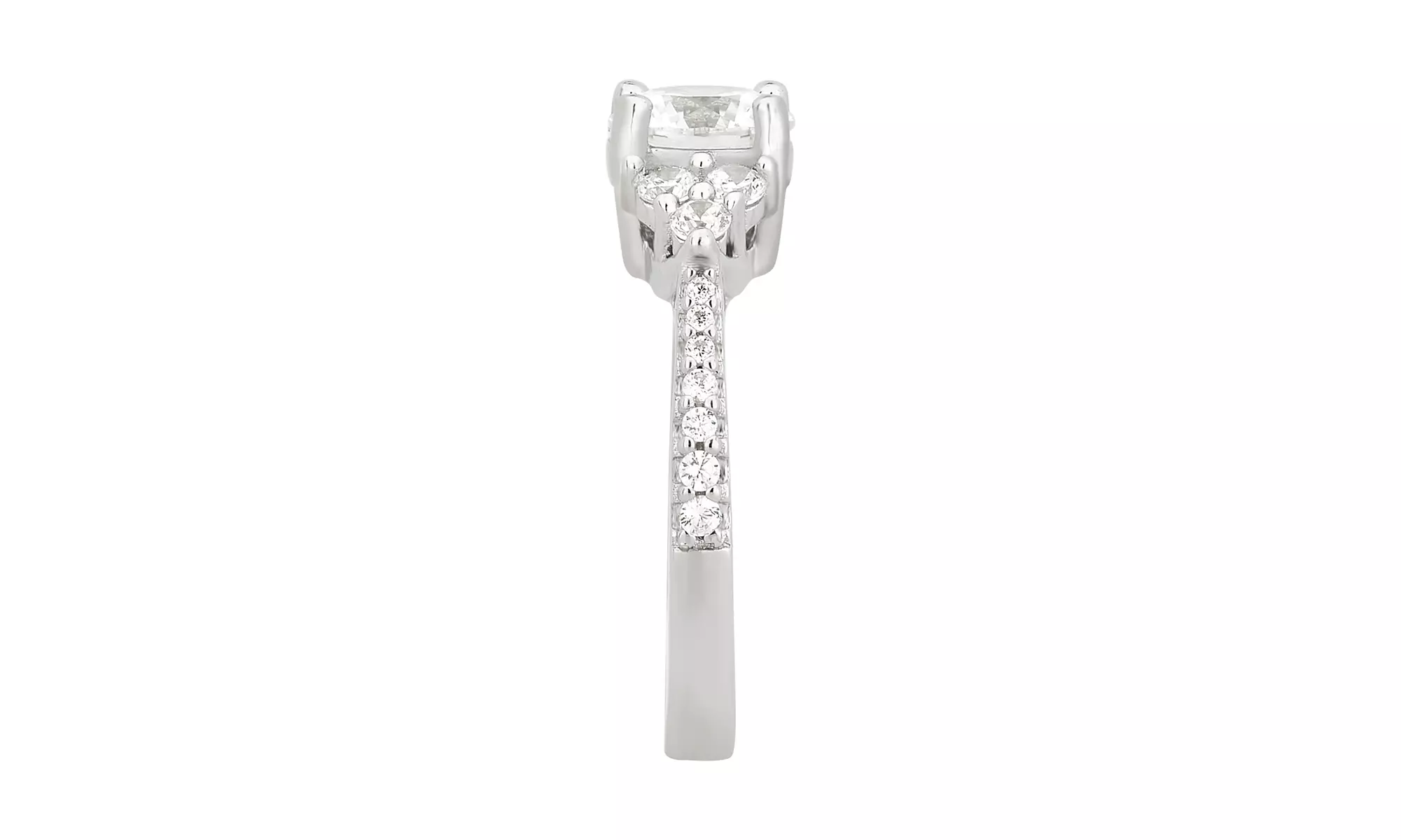 Unique Designs Bridal Ring Made with Crystals from Swarovski