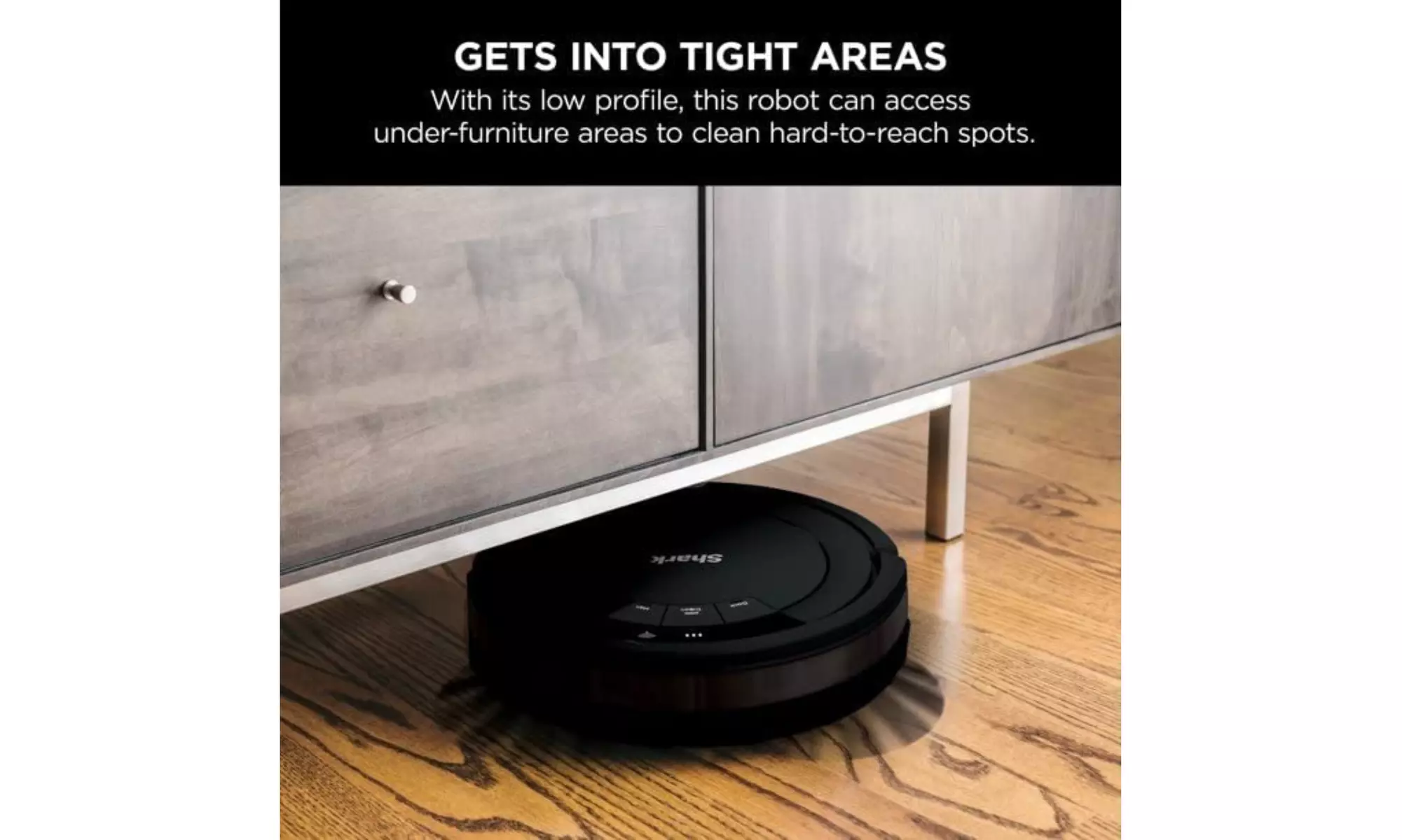 Shark RV754R01US ION Robot Vacuum Wi Fi Connected Works Google (Black)-Renewed
