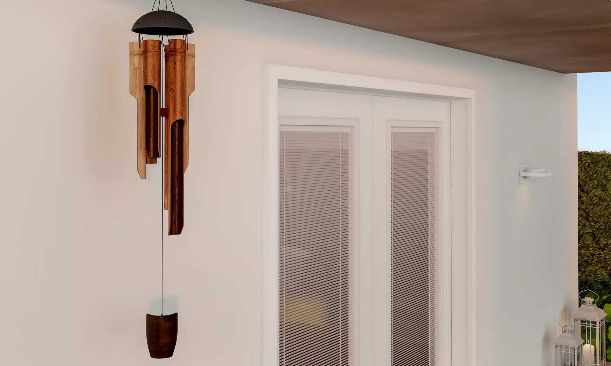38" Bamboo Wind Chime by Pure Garden - Primary Image
