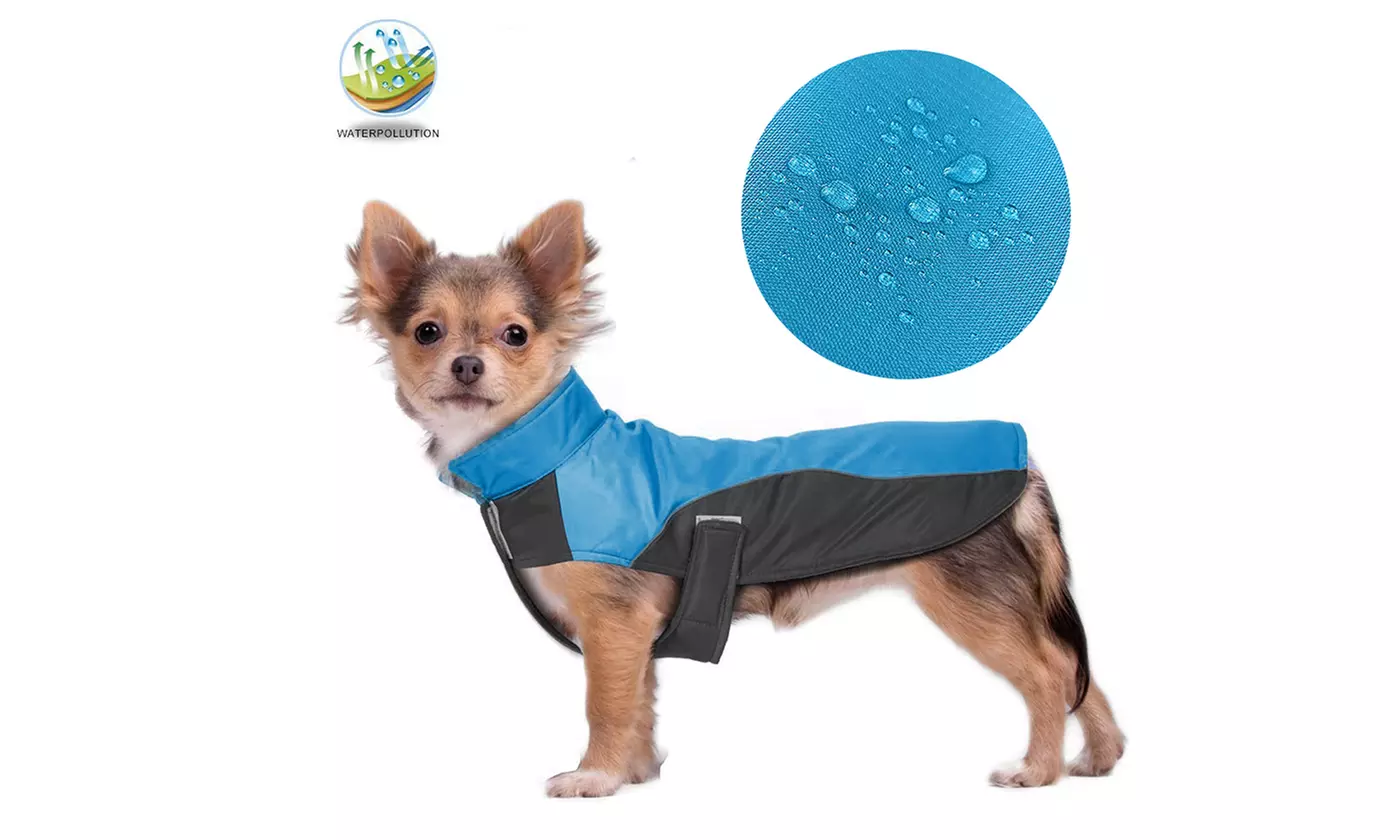 Waterproof Cold-proof Clothes Reflective Jackets for Pet Puppy Large Dog