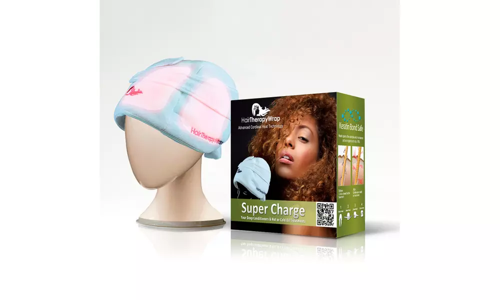 Hair Therapy Wrap Cordless Thermal Turban Heat Wrap - Primary Image