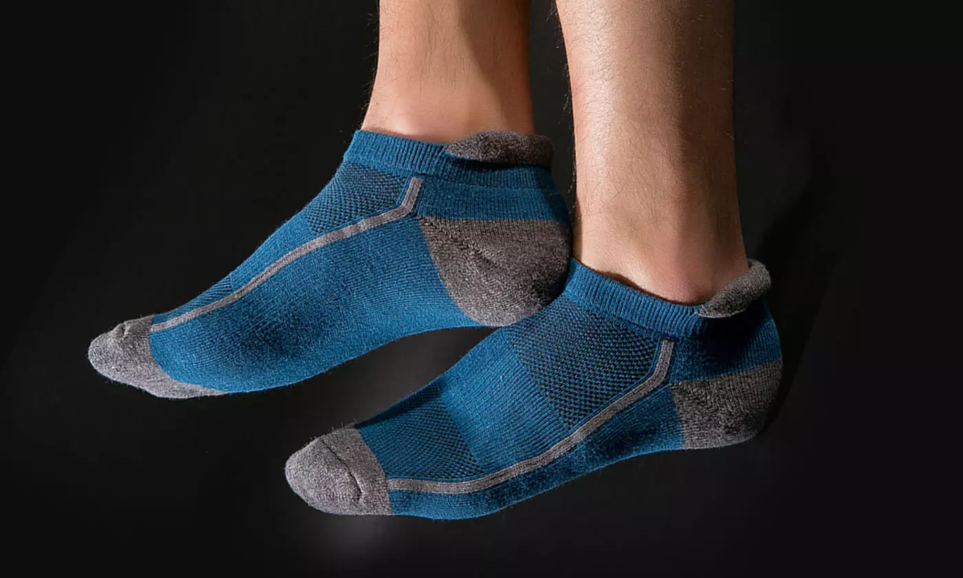 4 Pairs Mens Athletic Low Cut Ankle Tab Socks Mesh Cushioned Breathable Running