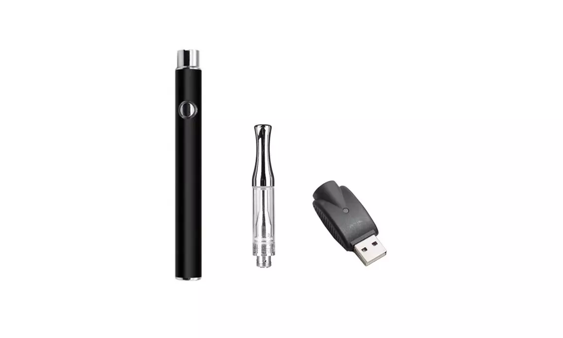 CBD Vaporizer Kit 1 SLIM battery 1 USB Bud charger 1 ML CBD atomizer - Primary Image