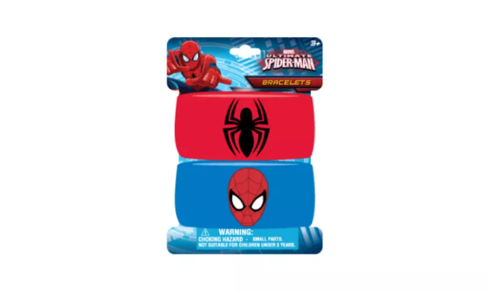 Kids' Spiderman Embroidered Wristband Bracelets (2-Pack) - Primary Image
