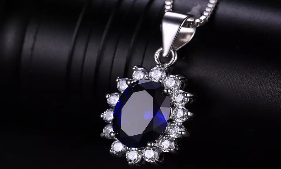 Blue Sapphire Jewelry Set