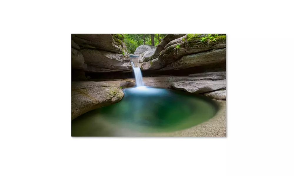 Michael Blanchette Photography 'Sabbaday Green Pool' Canvas Art - Second Medium